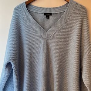 Halogen Chunky Knit soft blue Sweater